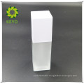 40ml square frosted cosmetic glass pump bottle